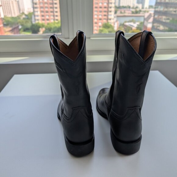 Ariat Men’s Heritage Roper Round Toe Western Boot - 9 Wide (EE) - Black - Picture 7 of 7